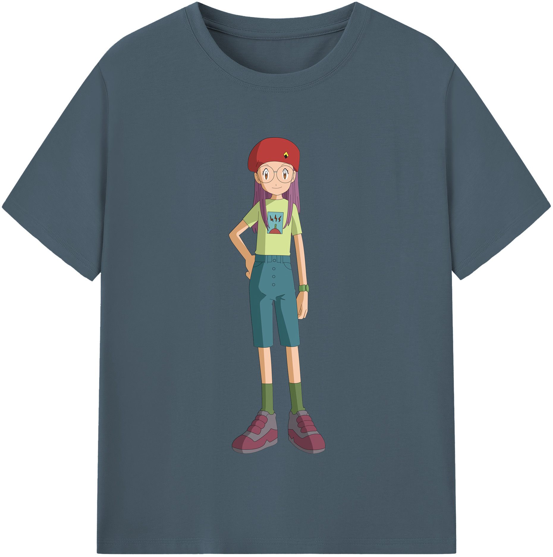 （画像用） Digimon デジタルモンスター/デジモン 綿100％半袖Tシャツ（フロントプリント）
